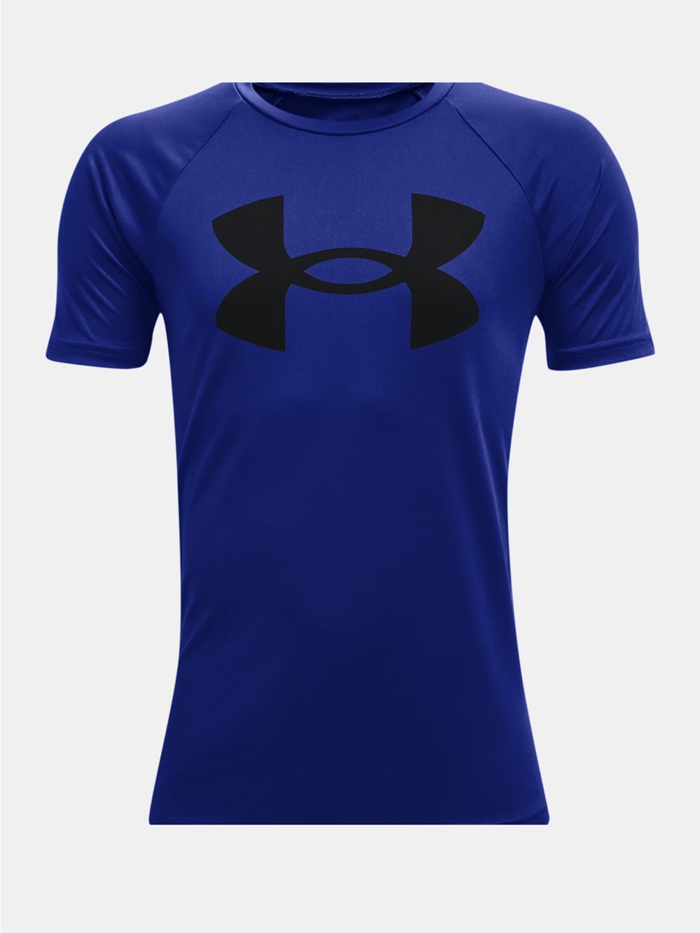 Under Armour Tech Big Logo T Royal Blue Youth XL